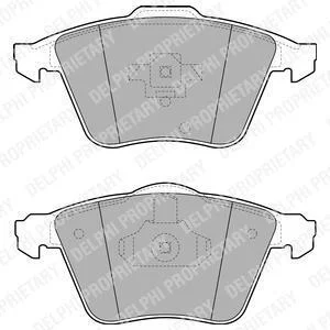 Колодки гальмівні дискові Delphi LP1943