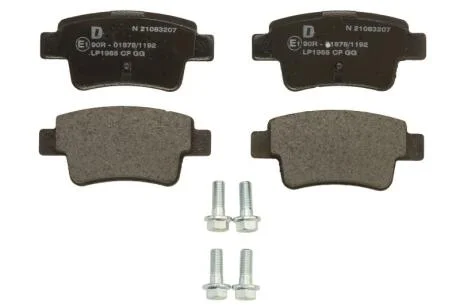 A_Гальмівні колодки дискові OPELFIAT Corsa/Grande Punto "R "05-15 Delphi LP1965