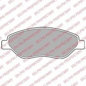 A_Гальмівні колодки дискові OPEL Corsa "F "06-15 Delphi LP2010