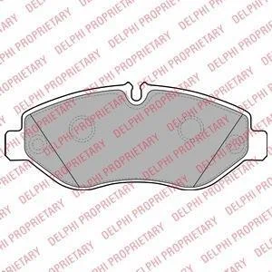 Колодки гальмівні дискові Delphi LP2039