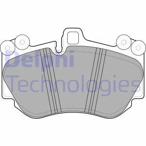 A_Гальмівні колодки дискові PORSCHE Caenne "F "03-07 Delphi LP2116