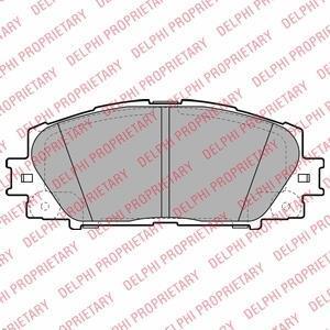 Колодки гальмівні дискові Delphi LP2135