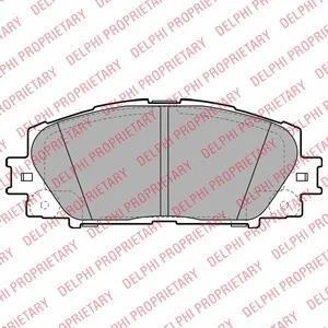 Колодки гальмівні дискові Delphi LP2135