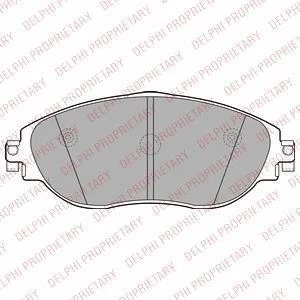 Колодки гальмівні дискові Delphi LP2250