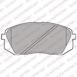 Колодки гальмівні дискові Delphi LP2294