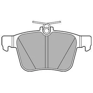 Гальмівні колодки дискові AUDI/VW A3/Golf "R "12>> Delphi LP2697