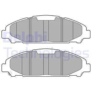 Колодки гальмівні дискові Delphi LP3255