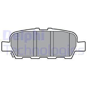 Колодки гальмівні дискові Delphi LP3375