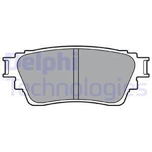 Колодки гальмівні дискові Delphi LP3408