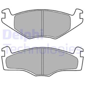 A_Гальмівні колодки дискові SEAT/VW Cordoba/Ibiza/Golf/Jetta/Passat "F "83-02 Delphi LP420