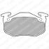 Гальмівні колодки дискові CITROEN/PEUGEOT/RENAULT Xsara/106/206/306/Megane/Clio \'\'F \'\'83-07 Delphi LP699 (фото 1)