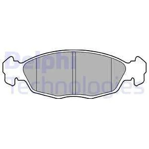 Гальмівні колодки дискові OPEL/DAEWOO Astra/Combo/Tigra/Vectra/Corsa/Lanos/Nexia \'91-98 Delphi LP702