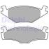 Гальмівні колодки дискові AUDI/SEAT/SKODA/VW A3/Leon/Toledo/Fabia/Octavia/Bora/Golf IV &quot;97&gt;&gt; Delphi LP756 (фото 1)
