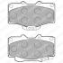 Гальмівні колодки дискові TOYOTA Hilux/Land Cruiser &quot;F &quot;89-05 Delphi LP854 (фото 1)
