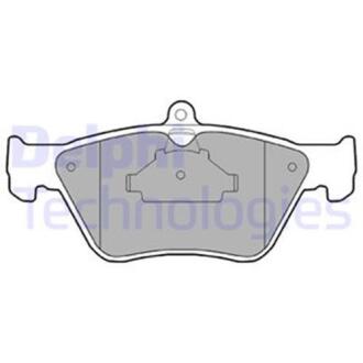 Гальмівні колодки дискові OPEL/SAAB Calibra/Omega/Vectra/900 "F "90-99 Delphi LP873
