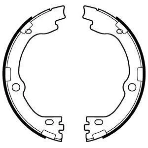 Колодки гальмівні барабанні Delphi LS2119