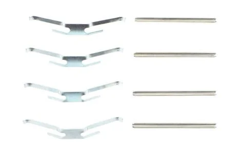 Комплект прижимних планок гальмівного супорту Delphi LX0035