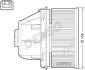Вентилятор обігрівача FORD C-Max/Focus/Galaxy/Kuga/Mondeo/S-Max &quot;1,4-2,5 &quot;03-15 DENSO DEA10053 (фото 1)