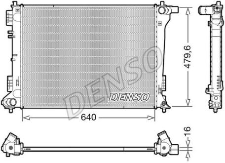 A_Радіатор HYUNDAI/KIA Tucson/Sportage "2,0 "15-22 DENSO DRM41019