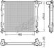 Радіатор HYUNDAI Tucson "1,6 "15-20 DENSO DRM41020 (фото 1)