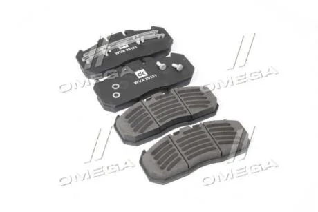 Колодка гальмівна дискова (комплект на вісь) (з притиральним шаром) <ДК> Dk-Дорожная Карта DK 29131PRO