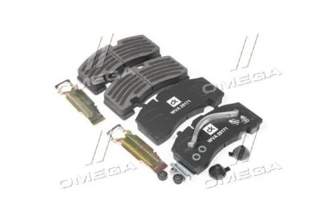 Колодка гальмівна дискова (комплект на вісь) (з притиральним шаром) <ДК> Dk-Дорожная Карта DK 29171PRO