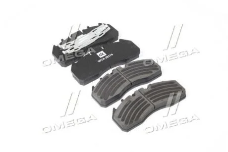 Колодка гальмівна дискова (комплект на вісь) (з притиральним шаром) <ДК> Dk-Дорожная Карта DK 29174PRO