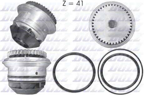 A_Помпа VW LT 28/LT 35/LT 46 "2,8 "97-03 DOLZ A199