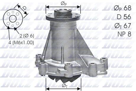 Насос водяний DOLZ M176