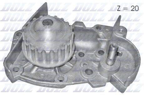 A_Помпа RENAULT 19/19 I Chamade/Clio/Clio Van/Express/Extra/Rapid "1,2-1,4 "85-98 DOLZ R124