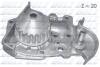 Помпа DACIA/NISSAN/RENAULT Logan/Kubistar/Megane &quot;1,4-1,6 &quot;95&gt;&gt; DOLZ R135 (фото 1)