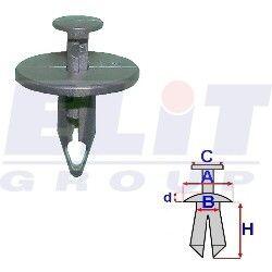 Зажим бампера ELIT C60339