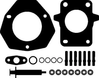 Монтажний комплект, компресор RENAULT 1.4 TCe 16V H4J 09- ELRING 572.870