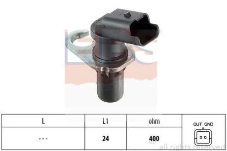 Датчик швидкості обертання вала EPS 1.953.258