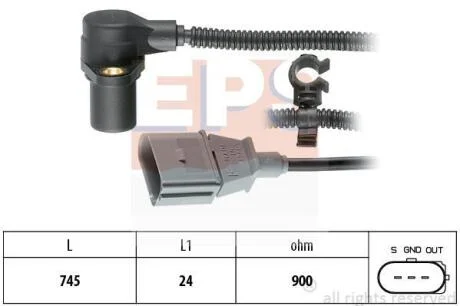 Датчик швидкості обертання вала EPS 1.953.267