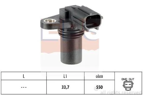 Датчик швидкості обертання вала EPS 1.953.281