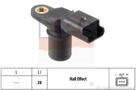 Датчик швидкості обертання вала EPS 1.953.348