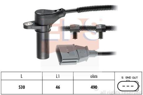 Датчик швидкості обертання вала EPS 1.953.504