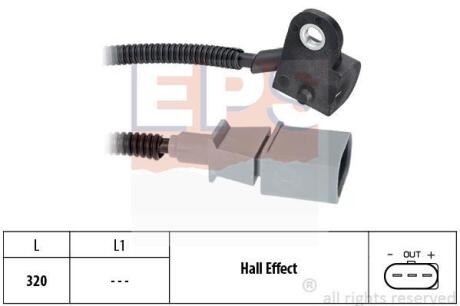 Датчик швидкості обертання вала EPS 1.953.535