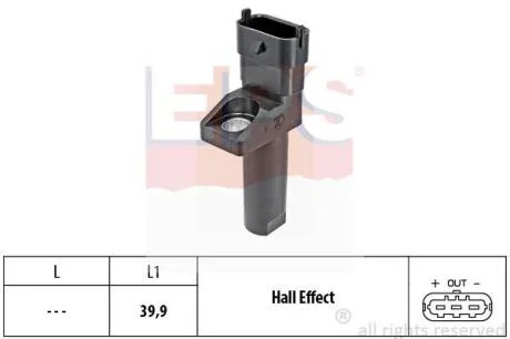 Датчик швидкості обертання вала EPS 1.953.654