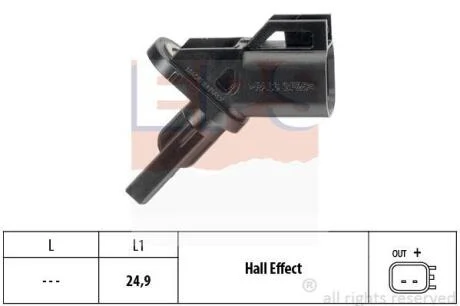 Датчик ABS EPS 1.960.005