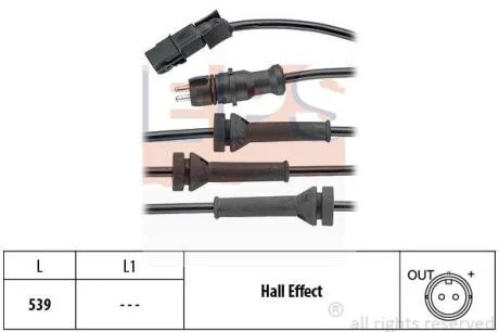 Датчик ABS EPS 1.960.054