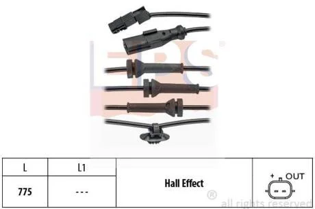 Датчик ABS EPS 1.960.055