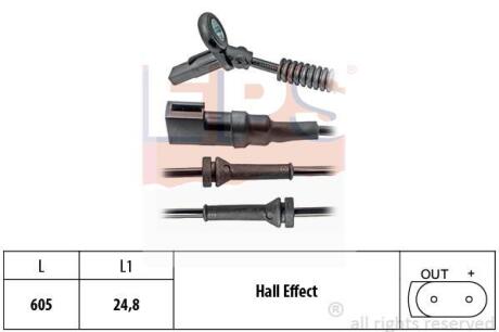 Датчик ABS EPS 1.960.152