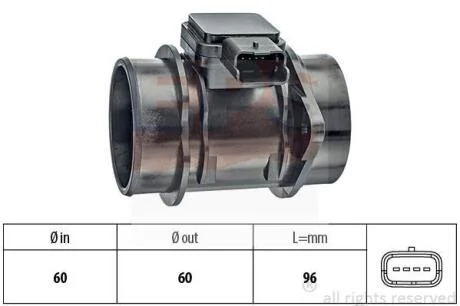 Витратомір повітря EPS 1.991.301