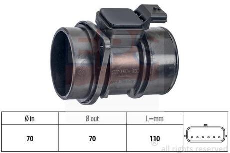 Витратомір повітря EPS 1.991.364