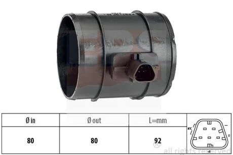 Витратомір повітря EPS 1.991.438