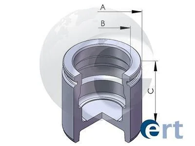 Поршень переднього гальм. супорта D02544 ERT 150382C (фото 1)