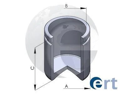 Поршень, корпус скоби гальма ERT 151206-C