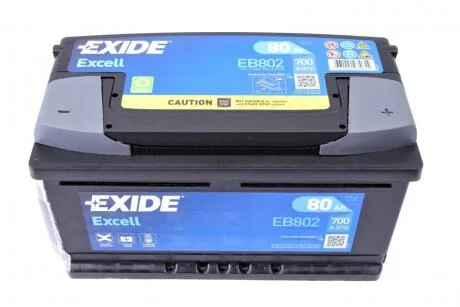 Стартерна батарея (акумулятор) EXIDE EB802